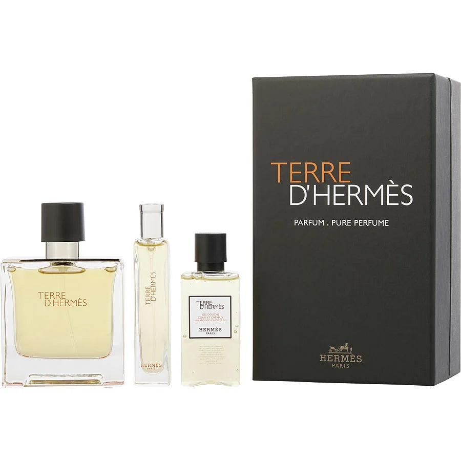 Hermès Terre d'Hermès Parfum Pure Perfume Gift Set – Fragrance de Flor